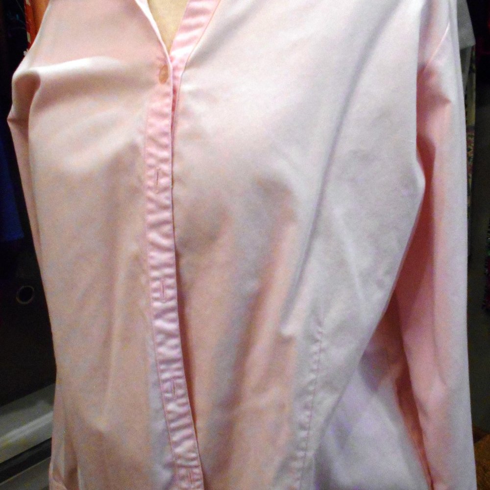 Womens Pink Port Authority blouse